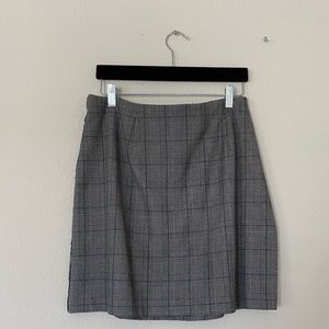 H&M gingham mini skirt